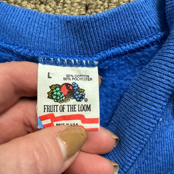 Vintage 1972 to 1988 Olympic Flag Crewneck Sweater - Picture 8 of 10